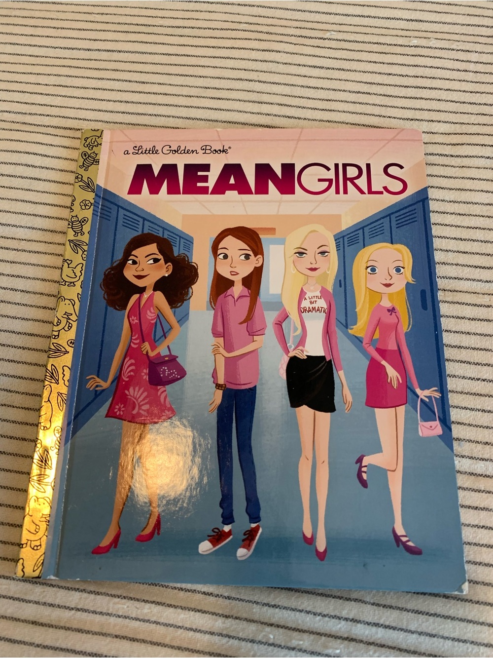 Mean Girls Little Golden Book - Pink Illustrated Cover